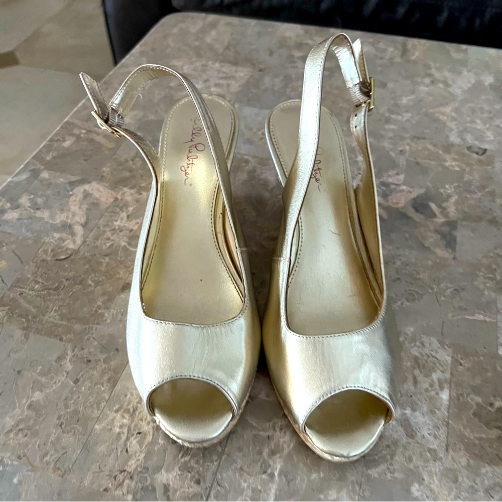 Lilly Pulitzer Gigi Wedge size 9.